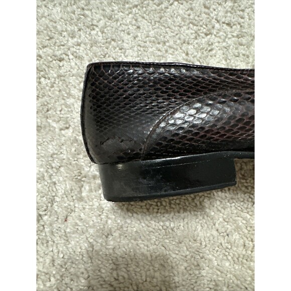 Ennesi Genuine Lizard Brown Men’s Shoe Sz 10 - Picture 5 of 10